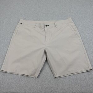 Public‎ Rec Mens Hiking Shorts 38 Beige Chino Nylon Blend Stretch Outdoor Golf